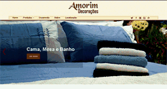 Desktop Screenshot of amorimdecoracoes.com.br
